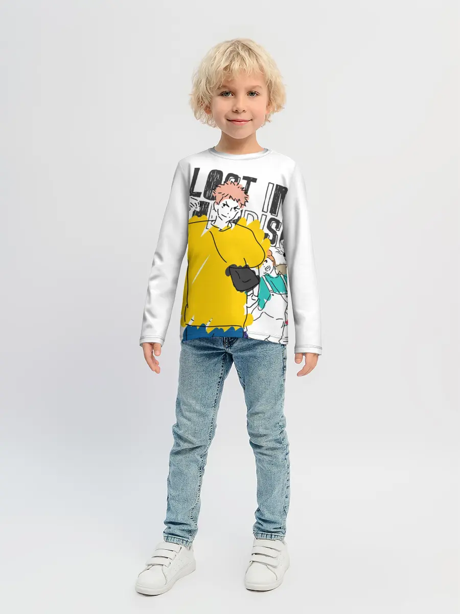 Детский лонгслив / Итадори Юдзи - Jujutsu Kaisen