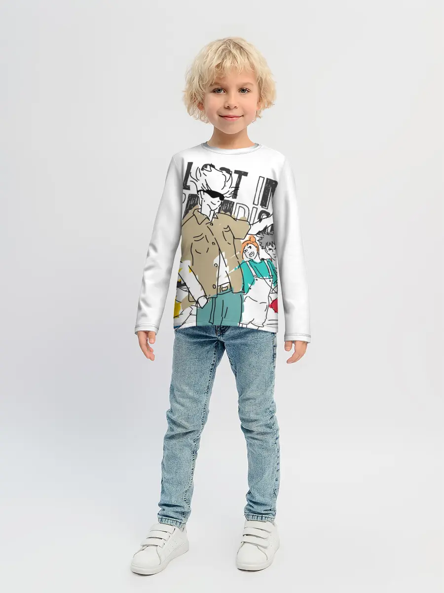 Детский лонгслив / Сатору Годжо - Jujutsu Kaisen