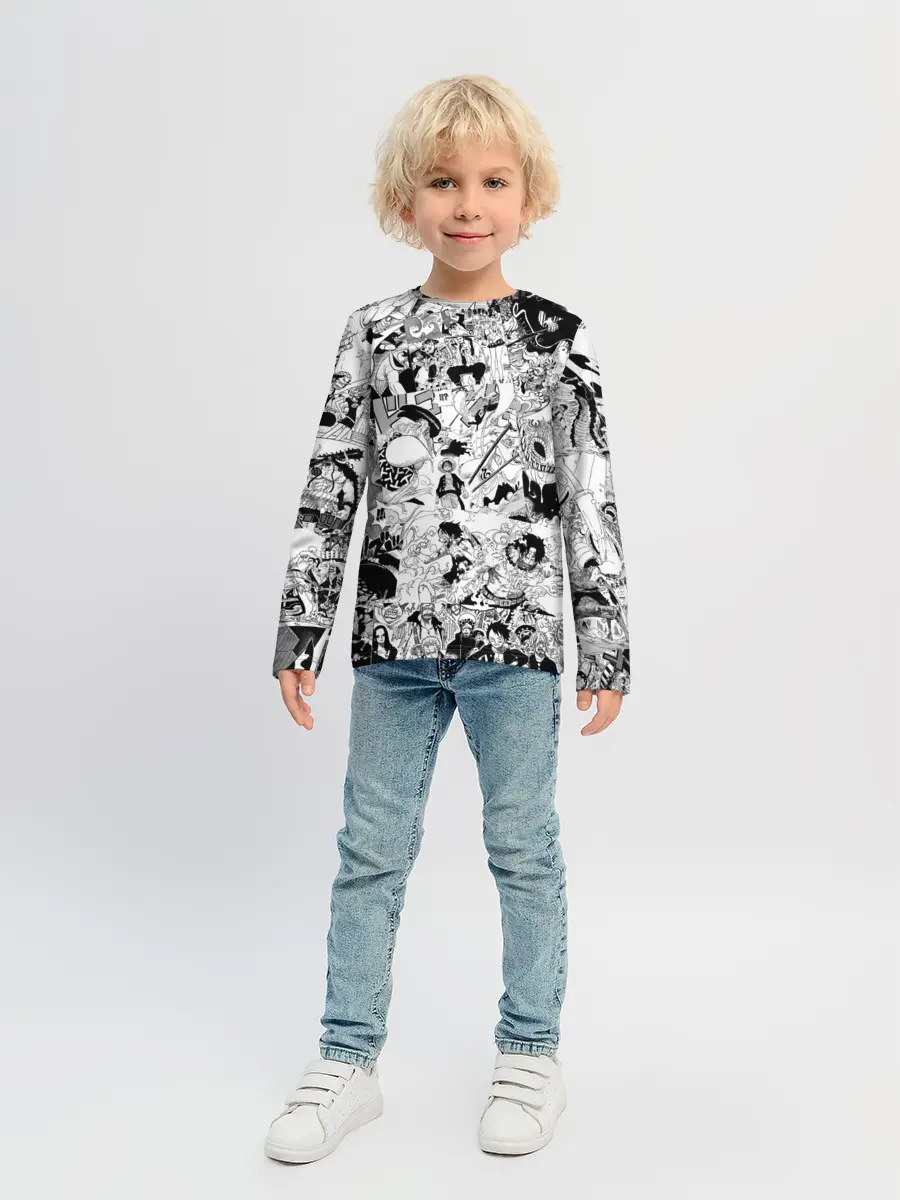 Детский лонгслив / One Piece Манга страницы