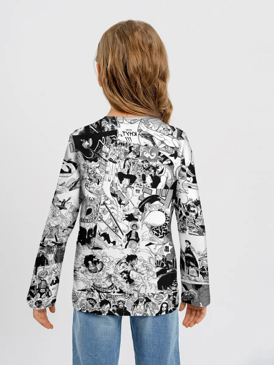 Детский лонгслив / One Piece Манга страницы