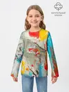 Детский лонгслив / Буйство красок 3D