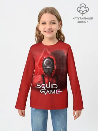 Детский лонгслив / ИГРА В КАЛЬМАРА | КРУГ