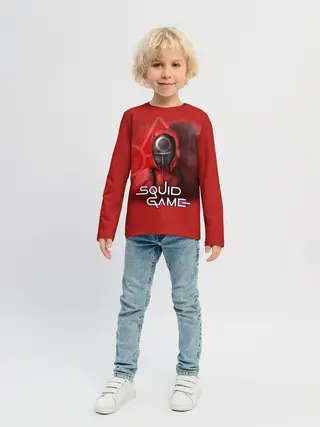 Детский лонгслив / ИГРА В КАЛЬМАРА | КРУГ