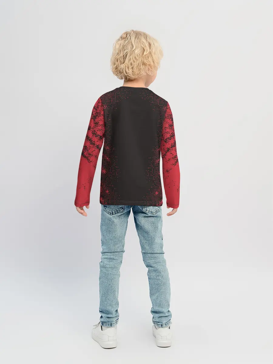 Детский лонгслив / ИГРА В КАЛЬМАРА | СОТРУДНИК ТРЕУГОЛЬНИК