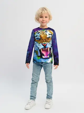 Детский лонгслив / Рычащий Шархан