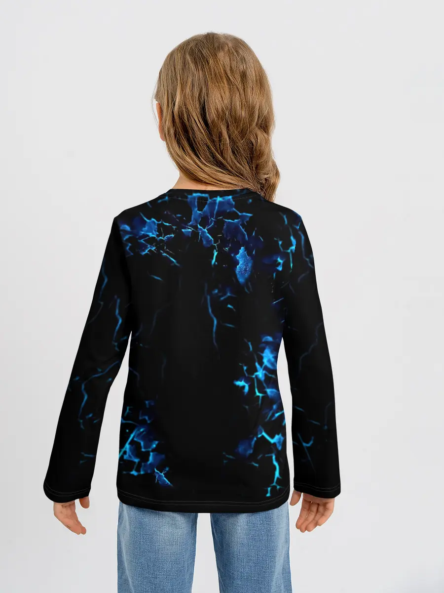 Детский лонгслив / Аста - Чёрный Клевер