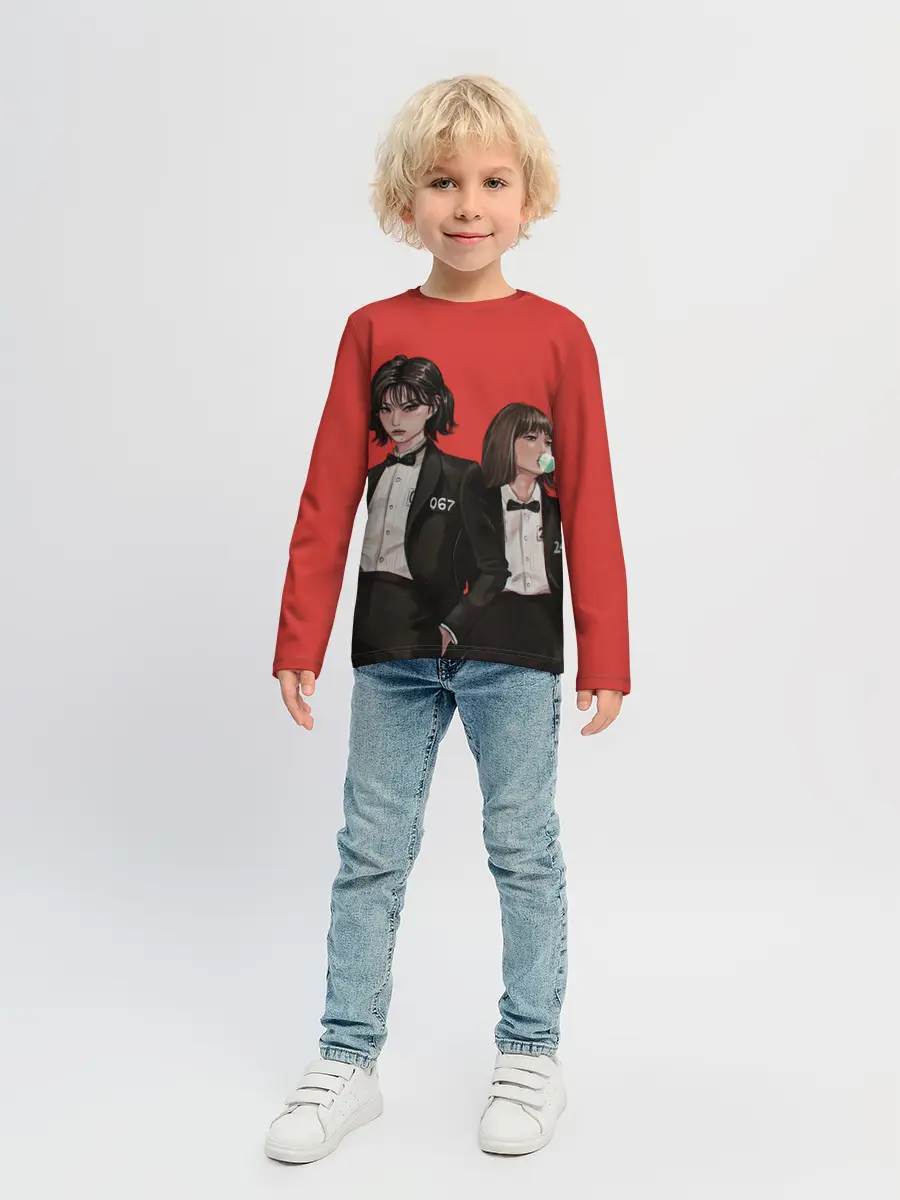 Детский лонгслив / Стильные 067 и 240