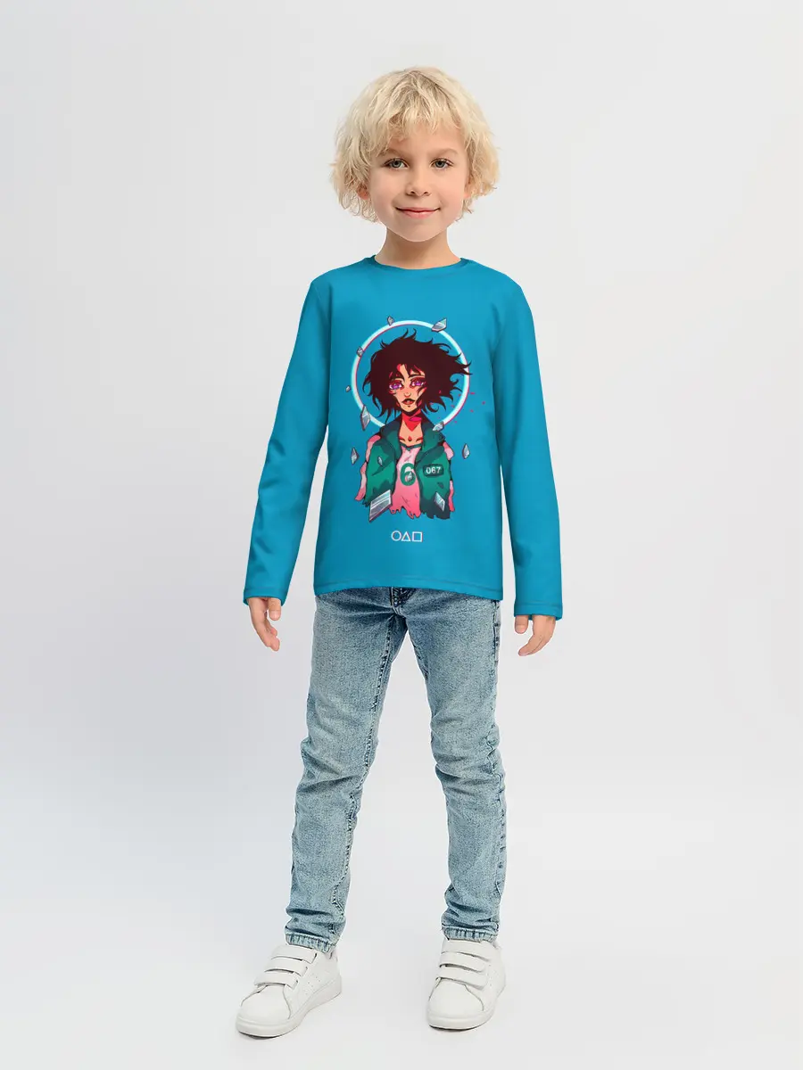 Детский лонгслив / Плачущая 067