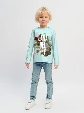 Детский лонгслив / Цветочная Лана