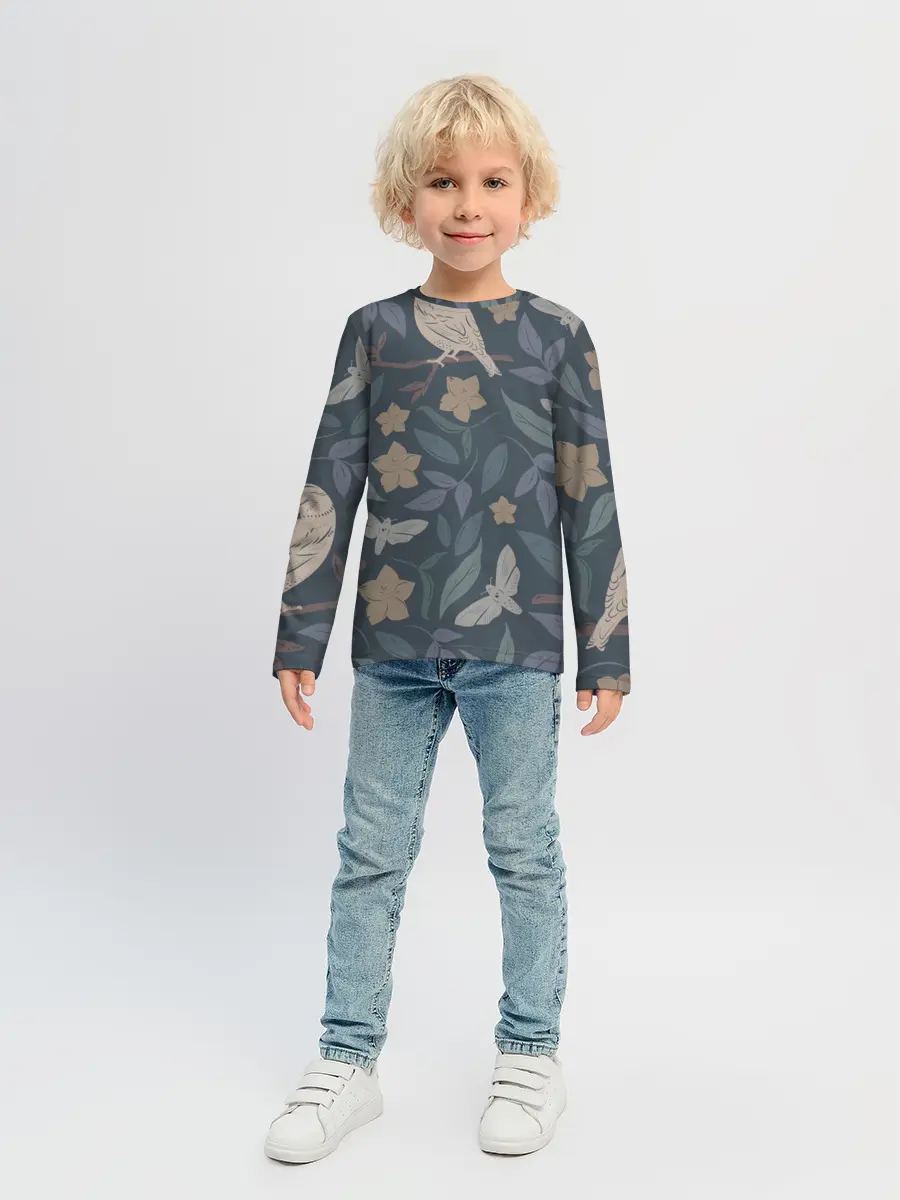 Детский лонгслив / Летняя полночь