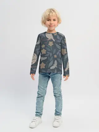 Детский лонгслив / Летняя полночь