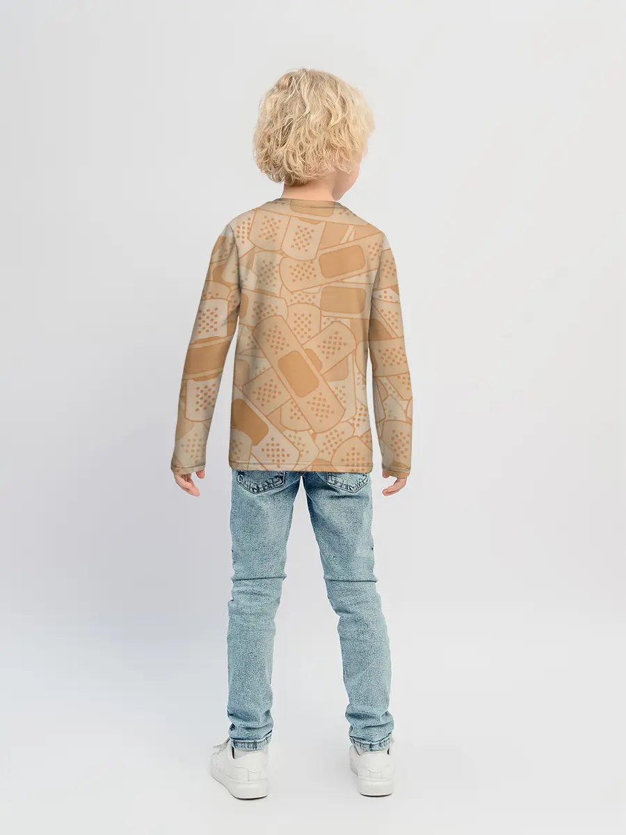 Детский лонгслив / Просто пластыри