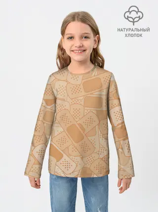 Детский лонгслив / Просто пластыри