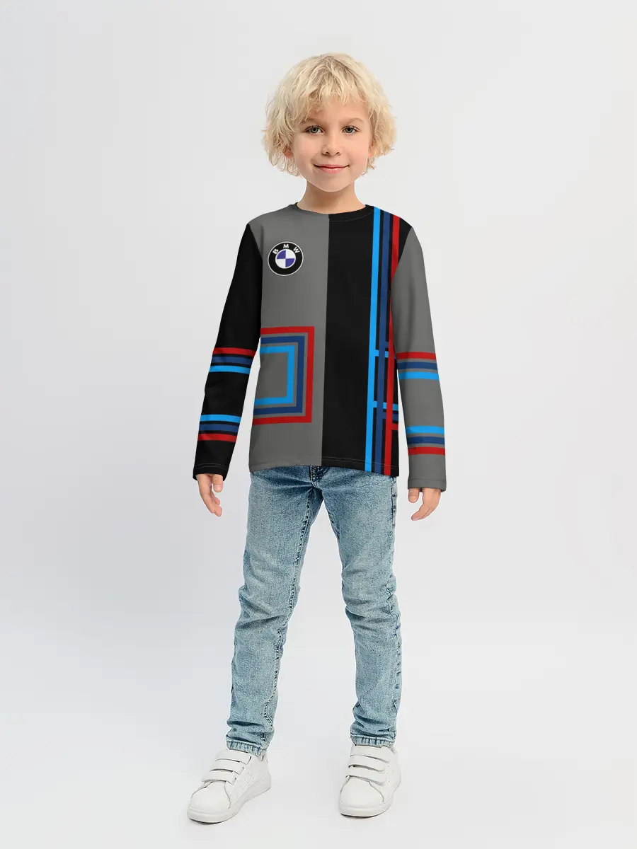 Детский лонгслив / Автомобиль BMW | БМВ