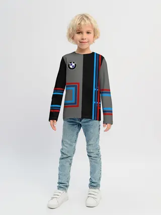 Детский лонгслив / Автомобиль BMW | БМВ