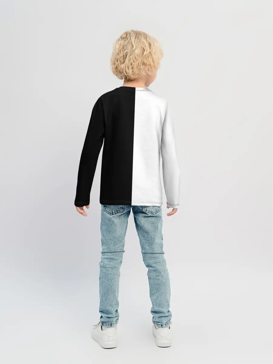 Детский лонгслив / ЛОГОТИП И ОХРАНА | ИГРА В КАЛЬМАРА