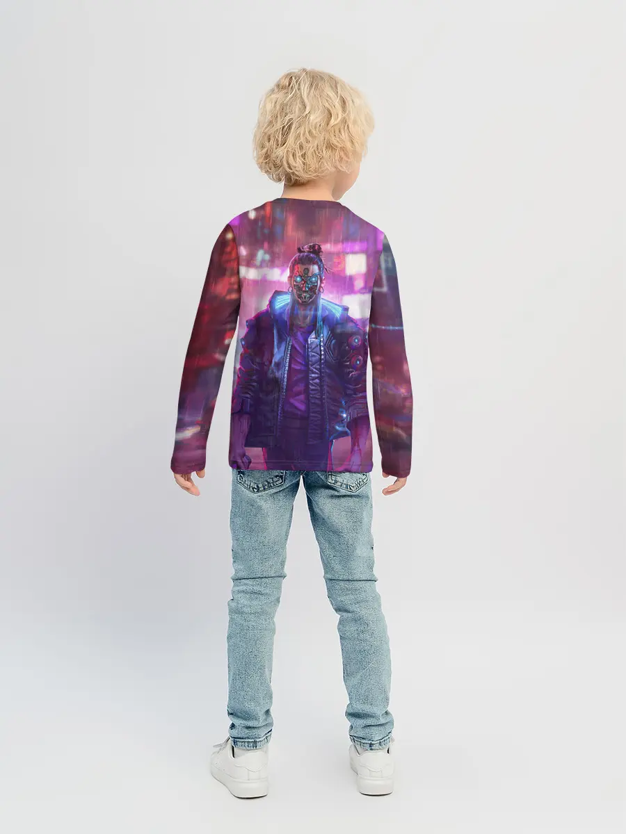 Детский лонгслив / CYBERPUNK 2077 SAMURAI, ХАОС