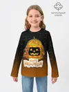 Детский лонгслив / ТЫКВА КОСМОНАВТ | SPACE HALLOWEEN