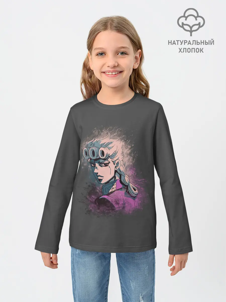Детский лонгслив / Giorno Giovanna. Paints