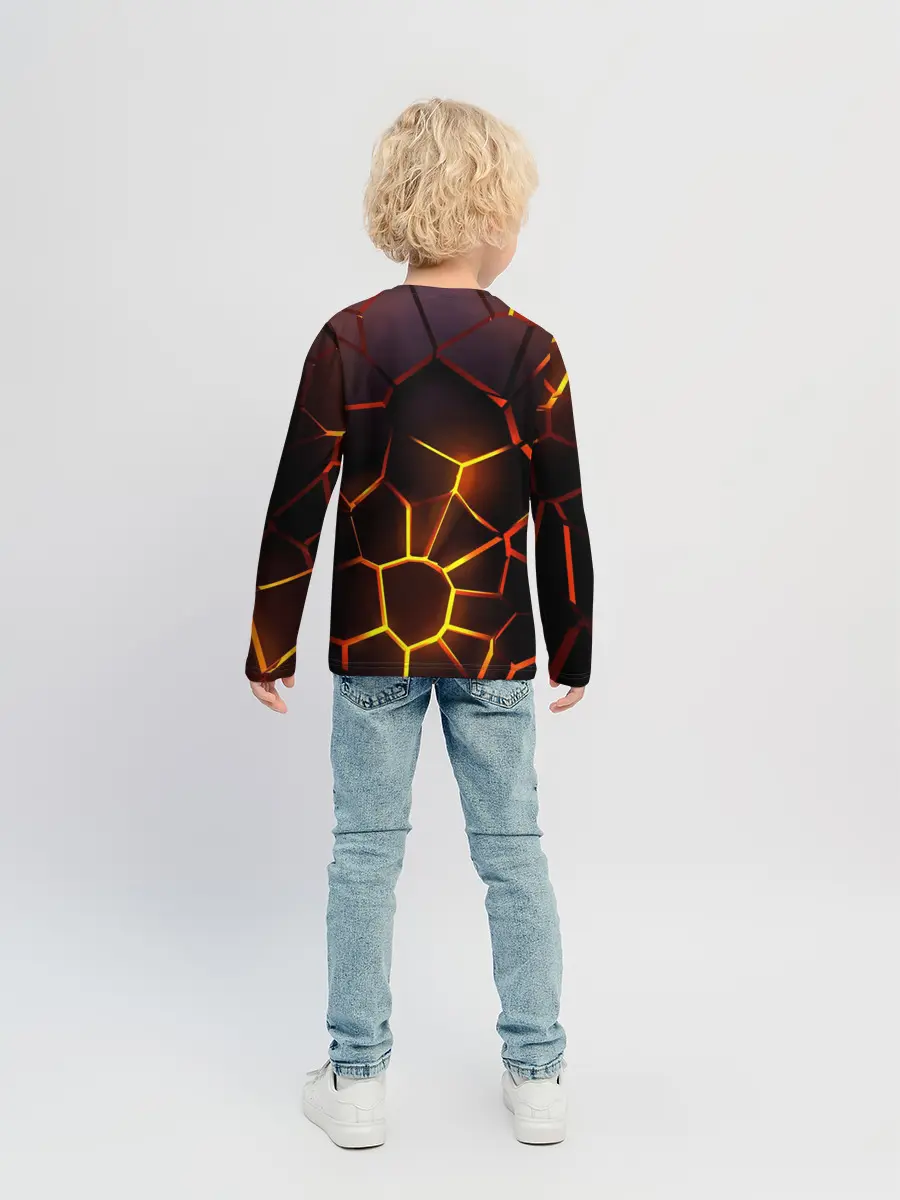 Детский лонгслив / Митсубиси подсветка 3D плит