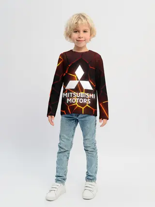 Детский лонгслив / 3D плиты с подсветкой | Митсубиси