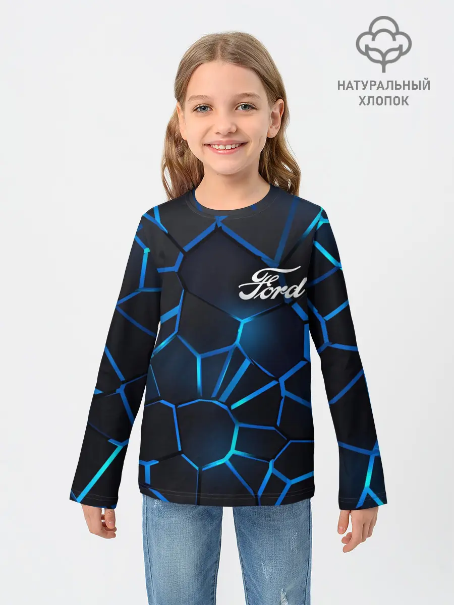 Детский лонгслив / Ford | 3D плиты с подсветкой