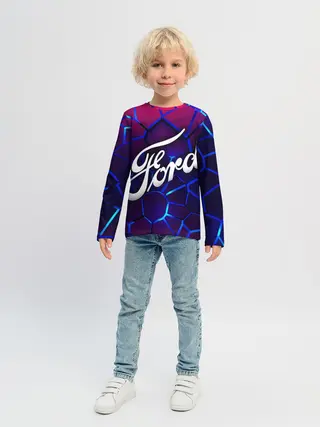 Детский лонгслив / 3D плиты с подсветкой | FORD