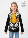 Детский лонгслив / Суровый взгляд тигра