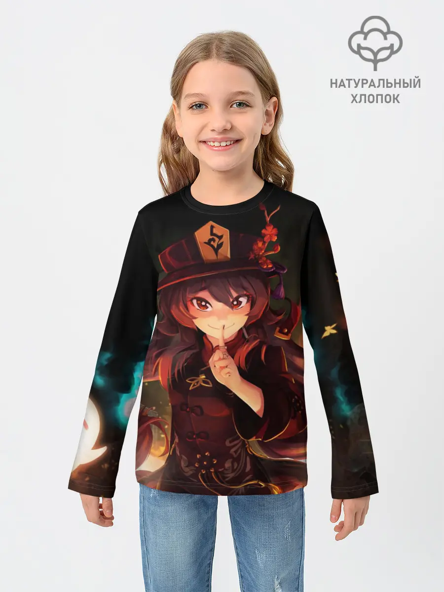 Детский лонгслив / Hu Tao GENSHIN IMPACT