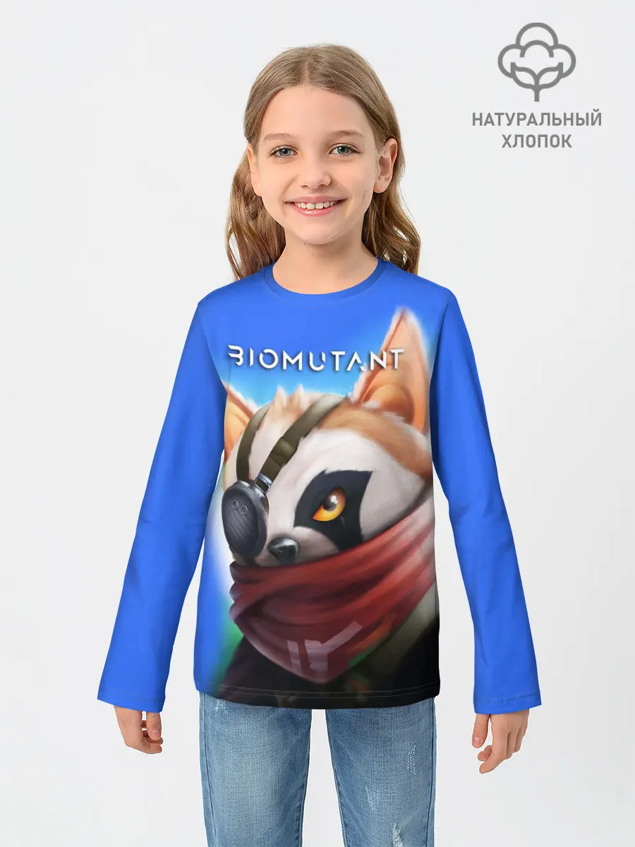 Детский лонгслив / Biomutant | Биомутант рисунок