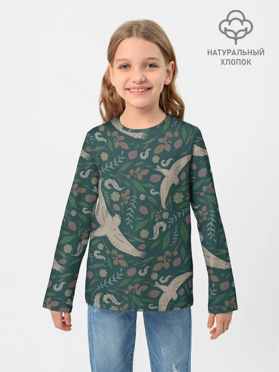 Детский лонгслив / Ласточкина политра