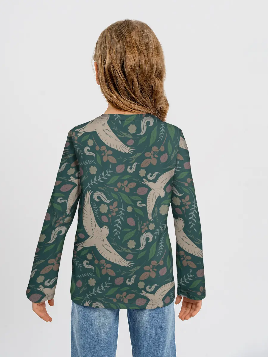 Детский лонгслив / Ласточкина политра