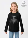 Детский лонгслив / Travis in black