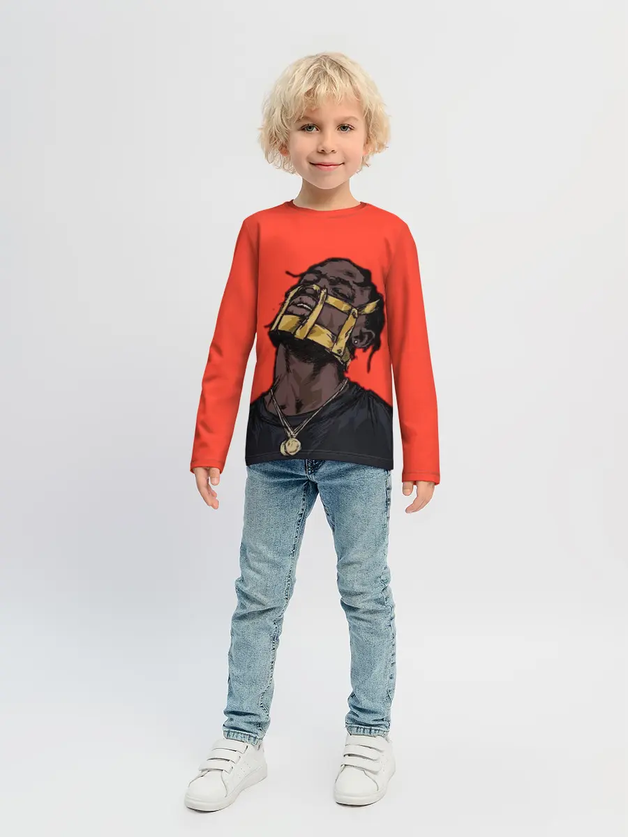 Детский лонгслив / Арт с Тревисом