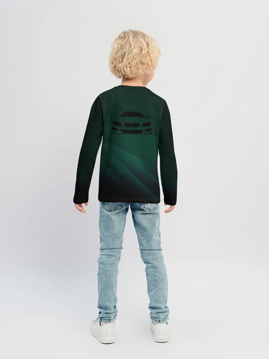 Детский лонгслив / GREEN BMW