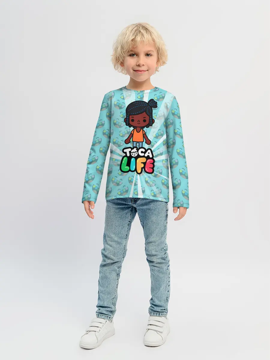 Детский лонгслив / Toca Life World