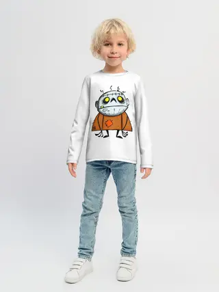 Детский лонгслив / чудиже франкенштейн