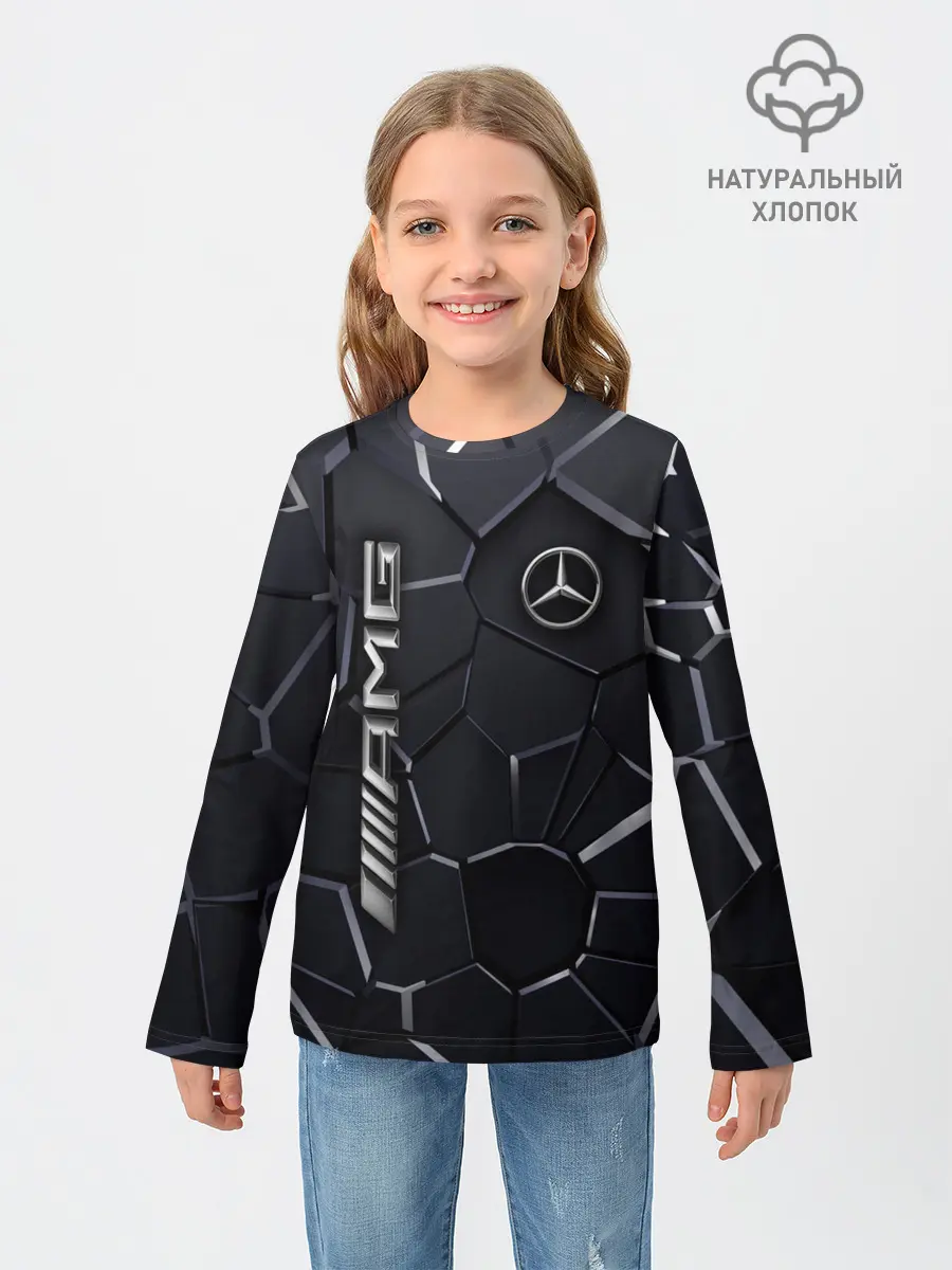 Детский лонгслив / Mercedes AMG 3D плиты