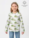 Детский лонгслив / Зеленый чай