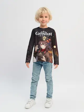 Детский лонгслив / Hu Tao