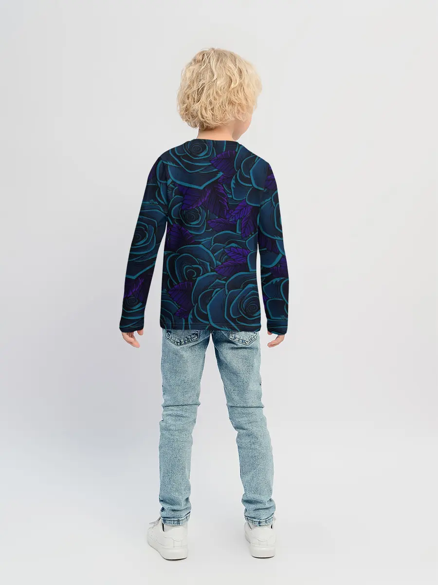 Детский лонгслив / Пепельная Роза