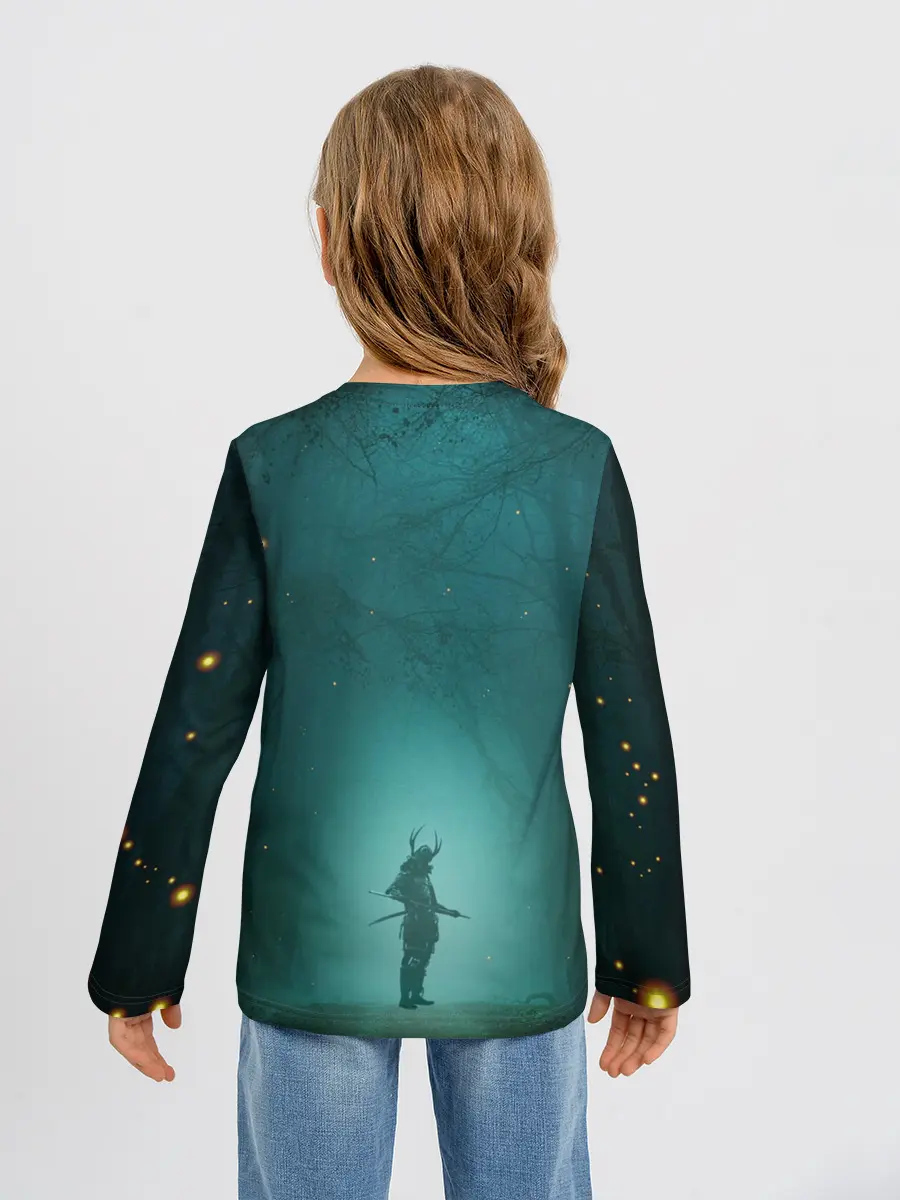 Детский лонгслив / Япона-мать Самурай