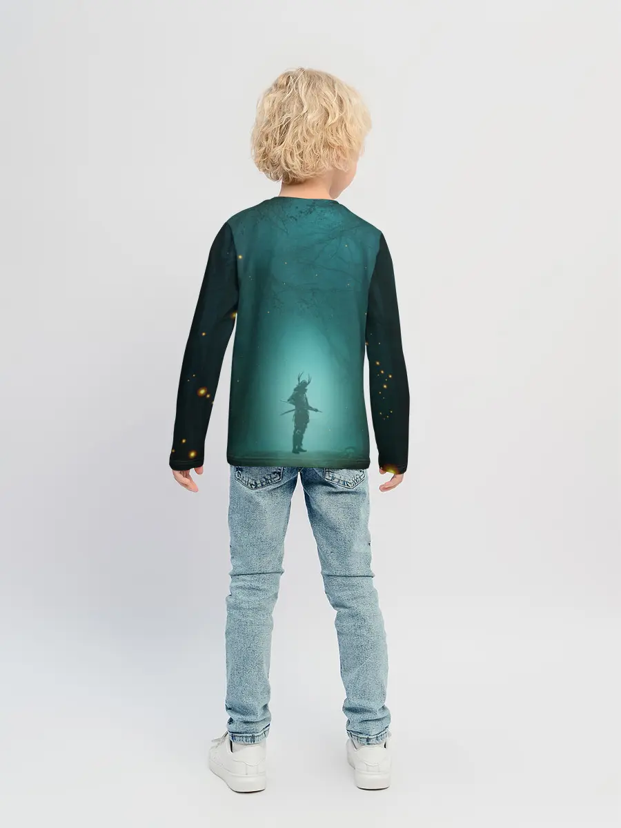 Детский лонгслив / Япона-мать Самурай