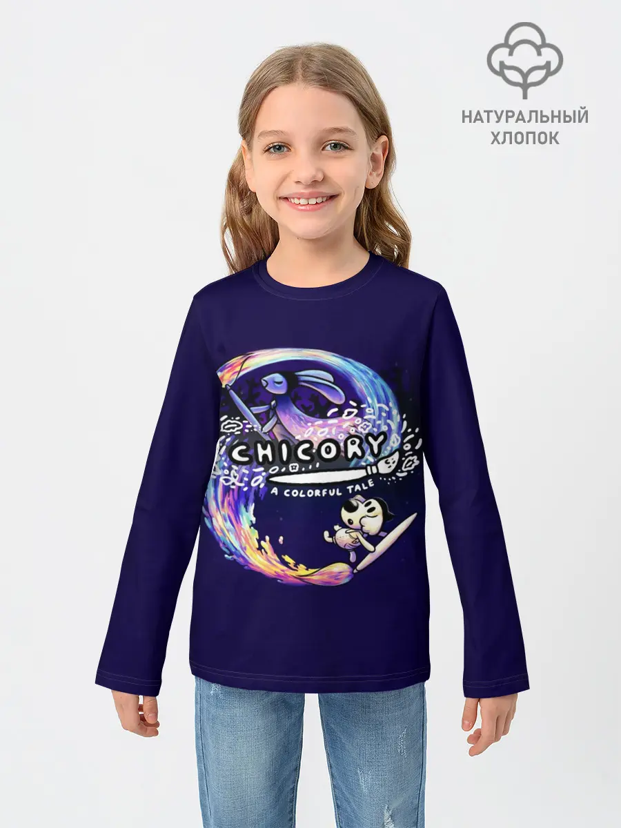Детский лонгслив / Chicory: A Colorful Tale GAME