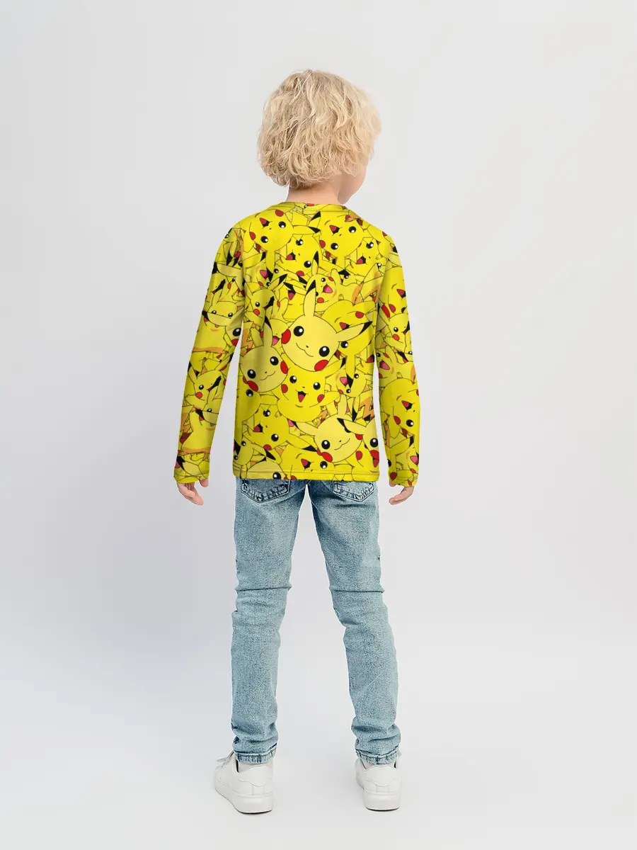 Детский лонгслив / ПИКАЧУ ПОКЕМОН PIKA PIKA