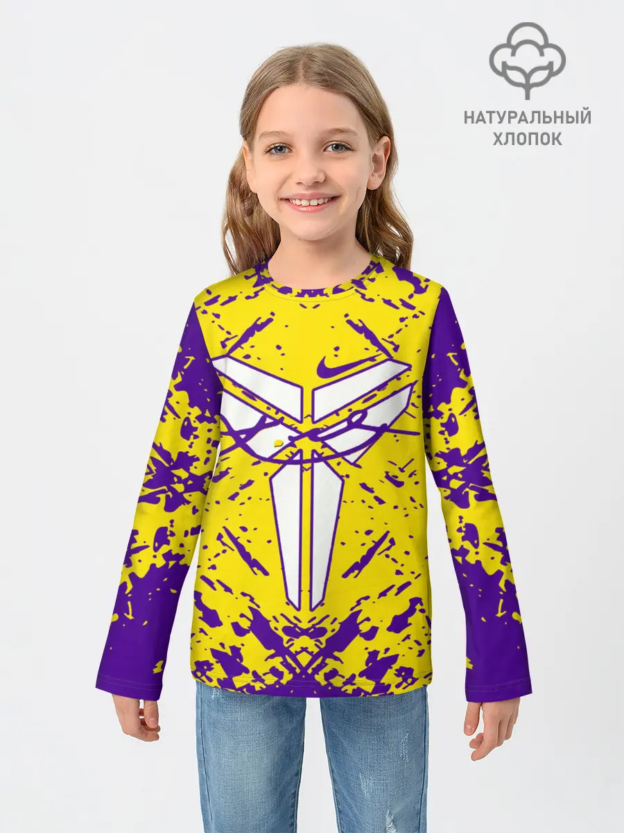 Детский лонгслив / ЛЕЙКЕРС| LOS ANGELES LAKERS,