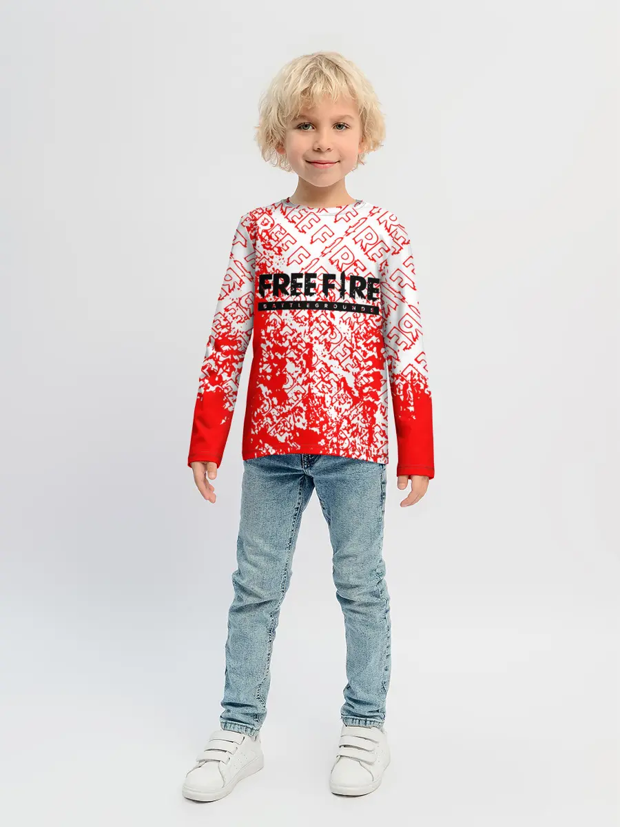 Детский лонгслив / День Booyah | Garena Free Fire.
