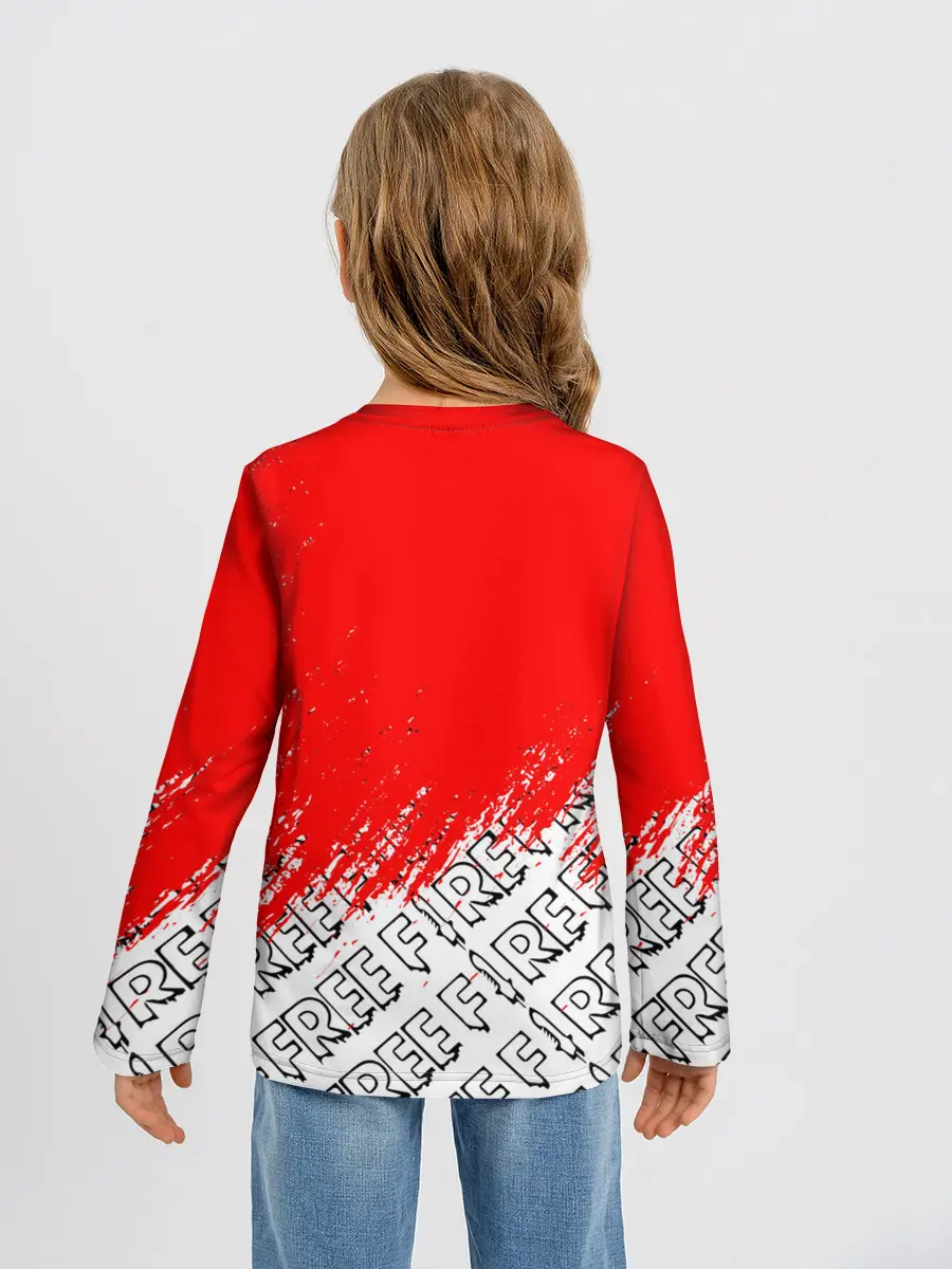 Детский лонгслив / фри фаер | День Booyah,