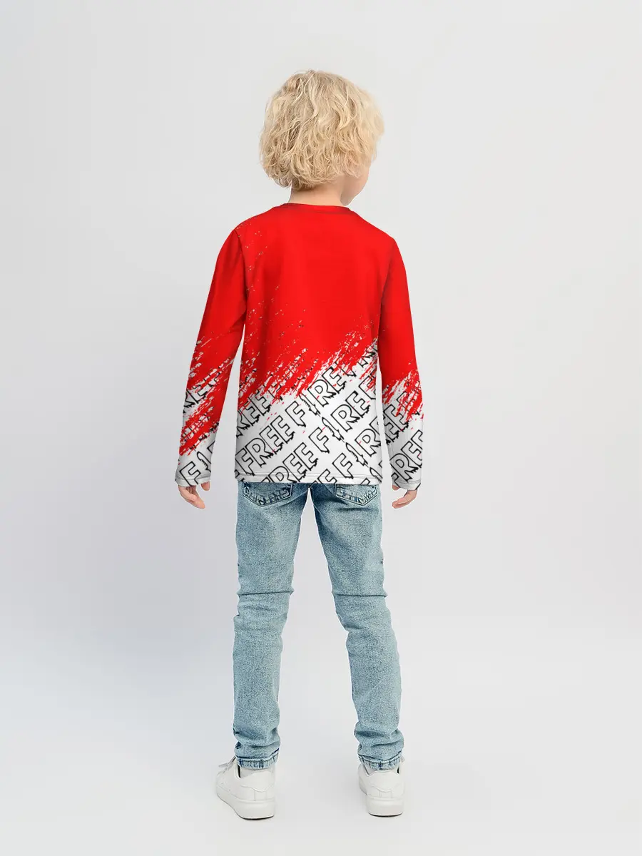 Детский лонгслив / фри фаер | День Booyah,