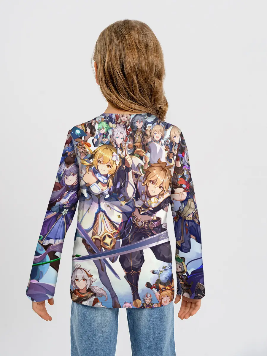 Детский лонгслив / GENSHIN IMPACT ПЕРСОНАЖИ